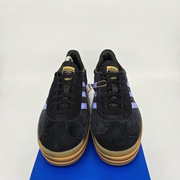 adidas Gazelle Bold Sneakers Kids - Black | Free Shipping  adidas Gazelle Bold JR5965 Black Velvet Blue Spark Shoes Women\'s Size 6.5 New